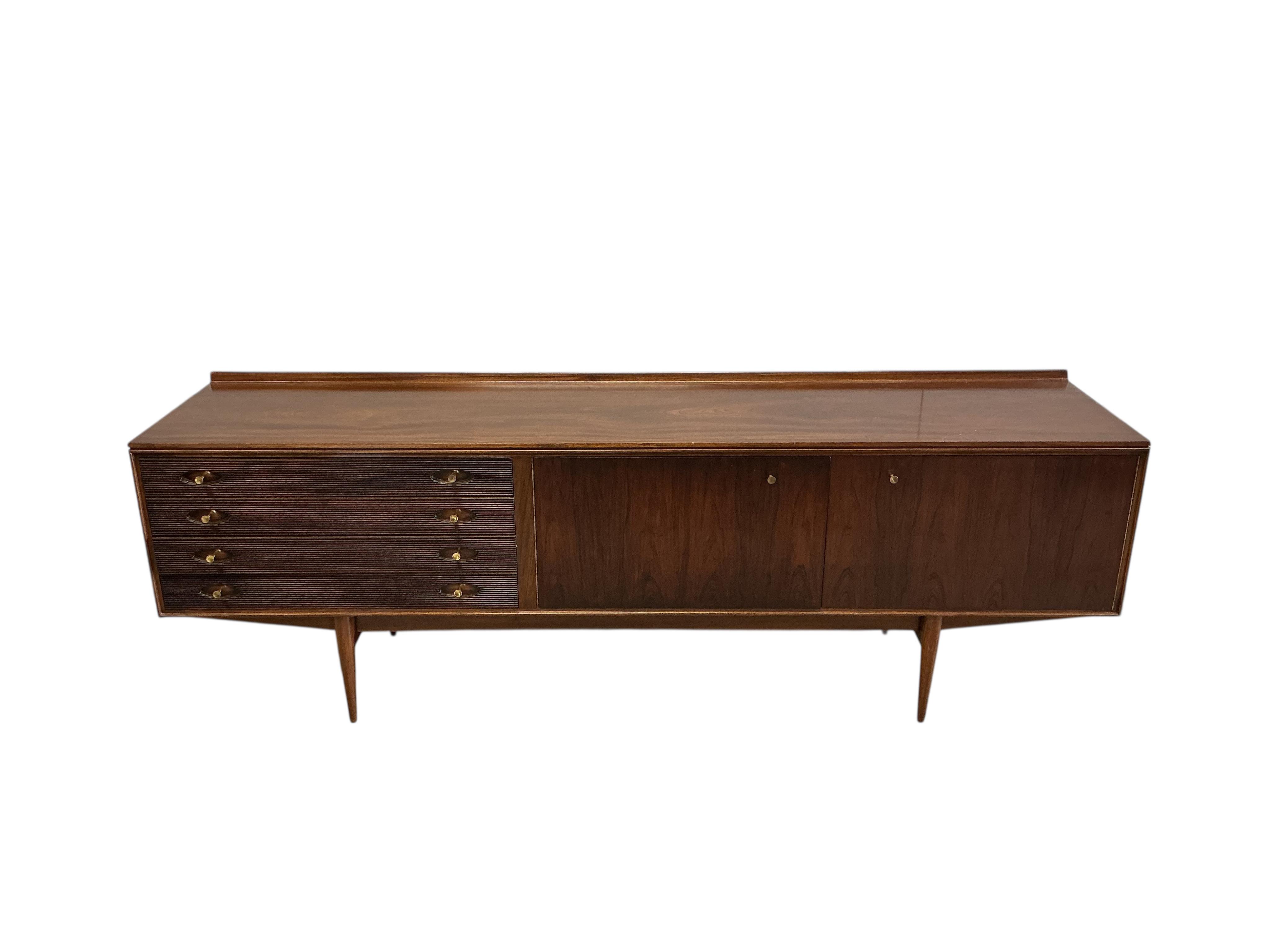 Robert Heritage for Archie Shine, a mid century teak Hamilton sideboard, width 230cm, depth 50cm, height 79cm